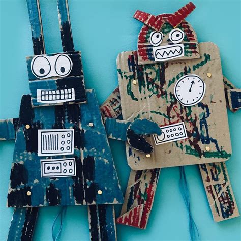 Robot Puppets Craft Activities For Kids Fun Crafts For Kids Craft