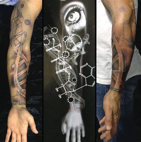 100 amazing science tattoos for men [2024 inspiration guide]