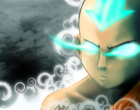 Anime Avatar The Last Airbender Glowing Eyes Anime Boys Aang Wallpaper
