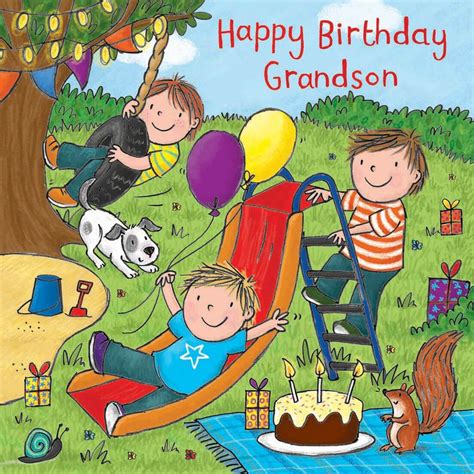 70 Happy Birthday Wishes For Grandson Quotes Messages Cake Images