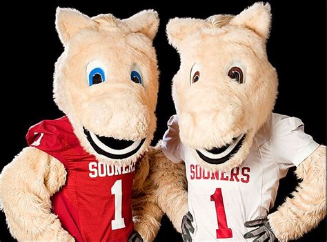 University Of Oklahoma Mascot Boomer And Sooner Boomer Sooner
