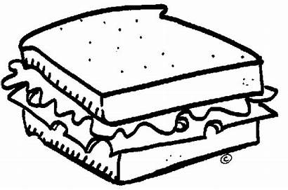 Sandwich Clipart Clip Sandwiches Cheese Ground Fly