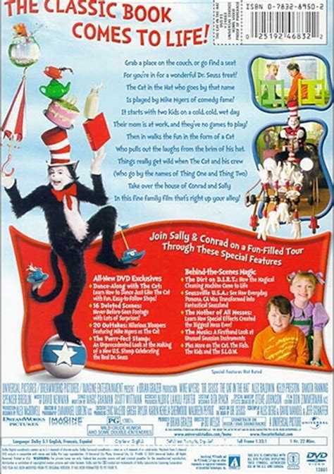 Dr Seuss The Cat In The Hat 2003 Fullscreen Dvd 2003 Dvd Empire