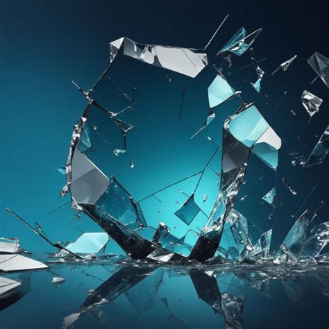 Premium Ai Image Broken Glass Wallpaper Glass Shards Background Cracked Glass Design Shattered