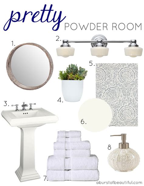 Pretty Powder Room A Burst Of Beautiful