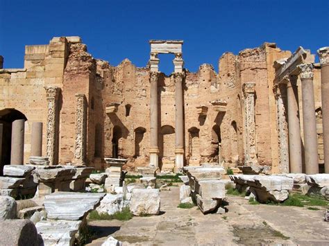 Leptis Magna Ancient Roman City Libya Britannica