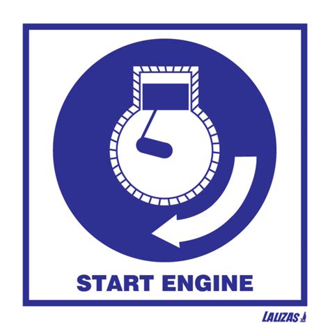 LALIZAS IMO SIGNS - Start Engine