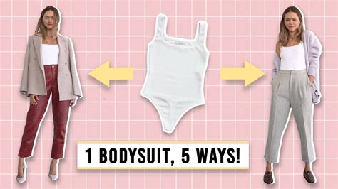 1 Bodysuit 5 Ways How To Style Trends