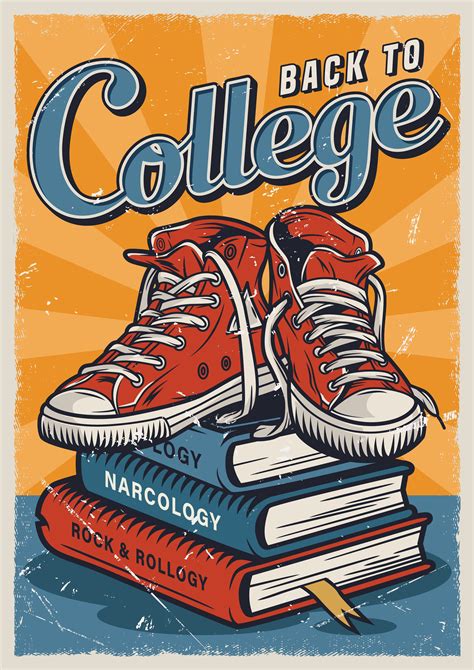 Vintage College Posters Collection Retro Poster Vintage Poster