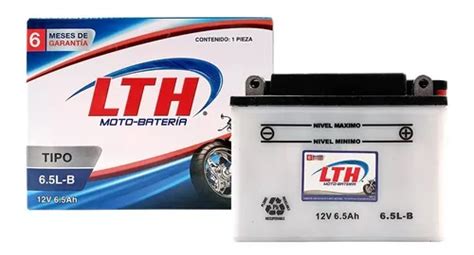 Bateria Lth Moto Italika 125z Dm125 Dt125 Ft125 65l B Envío Gratis