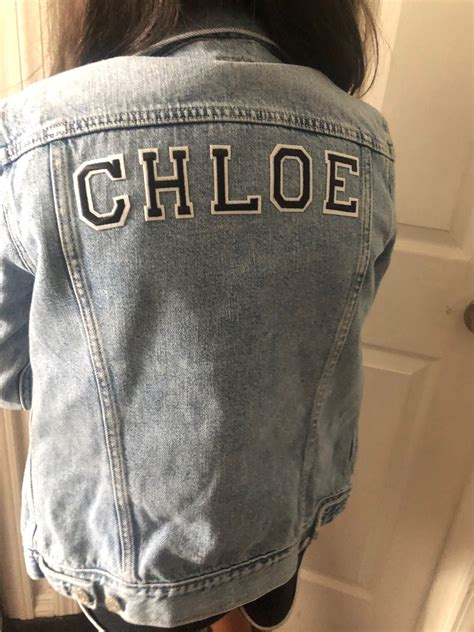 Custom Denim Jacket Custom Name Patch Personalized Baby Etsy