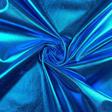 Shiny Turquoise Foil Lame Metallic Spandex 59 60 Wide Etsy