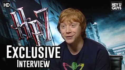 Rupert Grint Harry Potter And The Deathly Hallows Part 1 Exclusive Interview Youtube