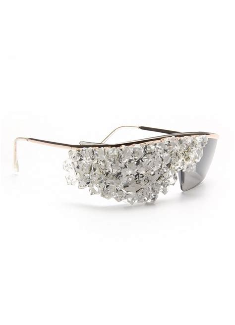novelty sunglasses the fame luxe lady gaga crystal glasses cosmiceyewear