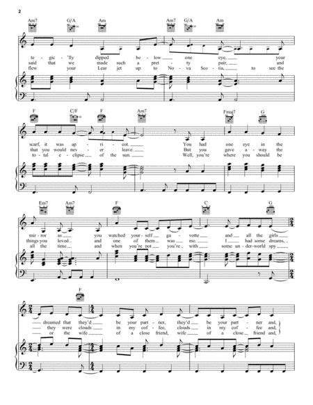 Youre So Vain By Carly Simon Carly Simon Digital Sheet Music For