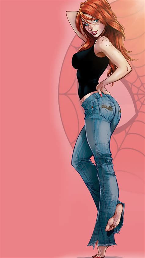 X Mary Jane Spiderman Artwork Sony Xperia X Xz Z Premium Hd K