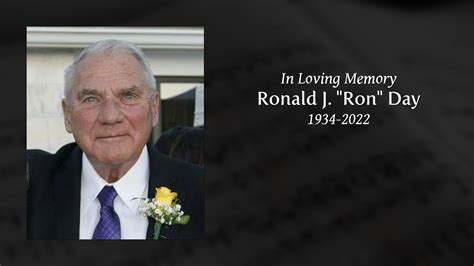 Ronald J Ron Day Tribute Video