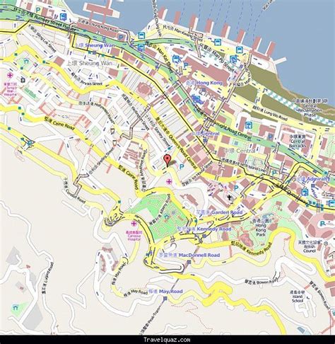 Awesome Map Of Hong Kong Central Map Hong Kong Central