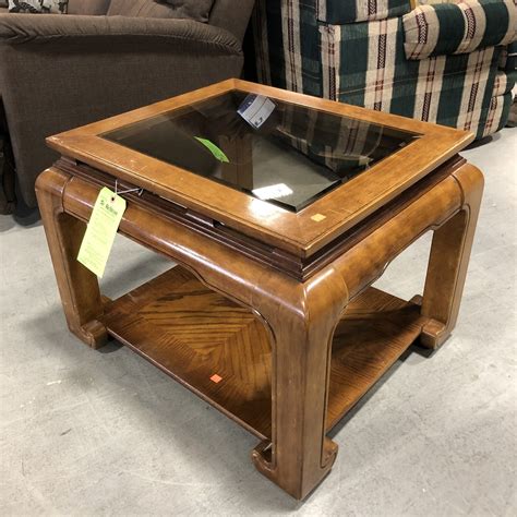 This project was inspired by some of greg klassen's work, and is. Wooden End Table with Glass Top