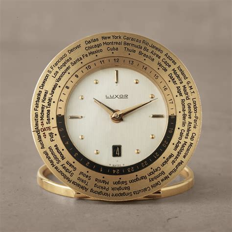 Luxor World Time Travel Alarm Clock 75 Mm Bukowskis