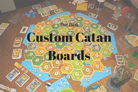 It gets especially fun when you have to negotiate with friends or rob other players for this website allows up to six players to a private game. Best Custom (Settlers of) Catan Game Boards - Hexagamers