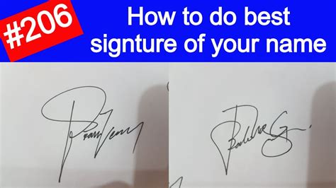 Best Signature For My Name How To Write Best Signature For Alphabets