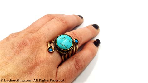 Vintage Antique Turquoise Ring