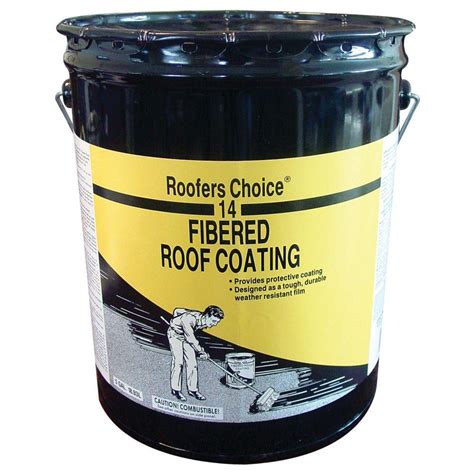 We have the experience, training and resources to handle all your installation and repair needs! Roofers Choice 4.75 Gal. Fibered Roof Coating-RC014470 ...