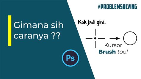 Masalah Kursor Brush Tool Jadi Titik di Adobe Photoshop