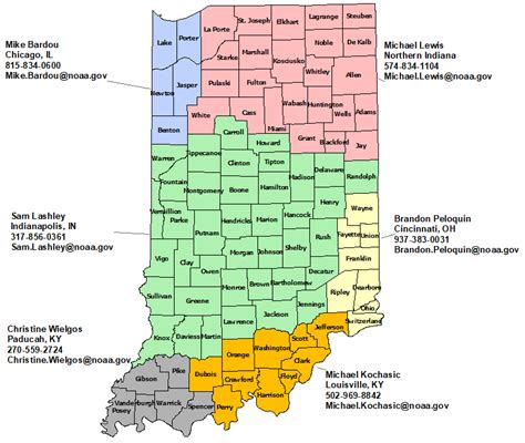 Indiana Nws Contacts
