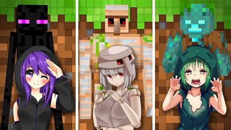 Minecraft Mobs And Their Anime Versions Chơi Game
