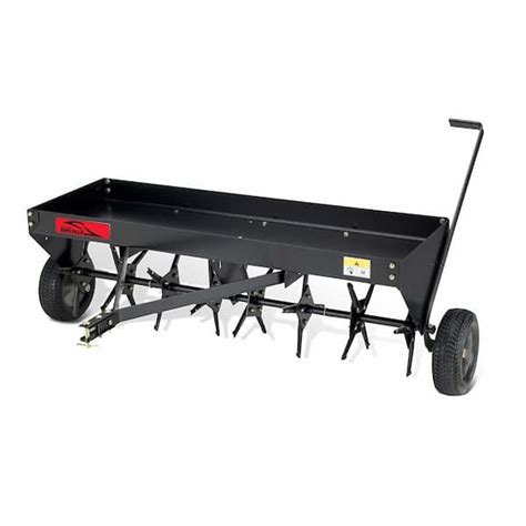 Brinly Hardy 48 In Tow Behind Plug Aerator For Lawn Tractors And Zero