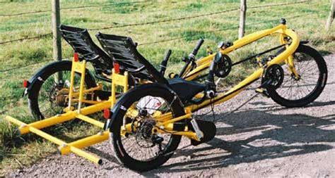 The person who posted it there, named it buddy bike side by side tandem. Side-by-side recumbent tandem: the 2Can | Recumbent ...