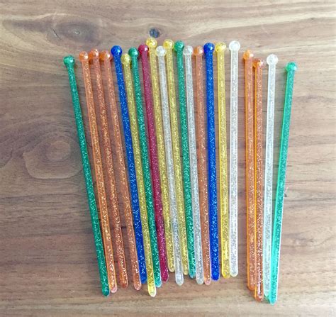 For mulled wine, spiked apple cider and glogg, the addition of a cinnamon stick will give the drink a finished look. Vintage Cocktail Stir Sticks Plastic Stirrers Swizzle ...
