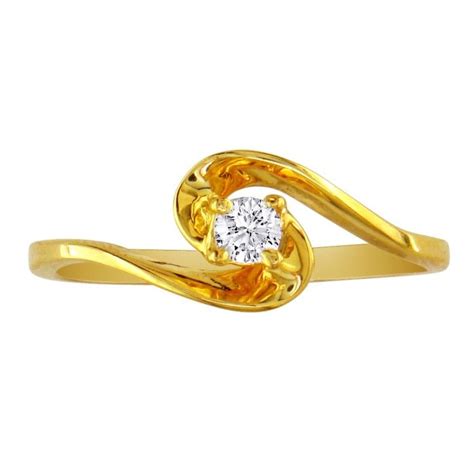 The Perfect 10k Yellow Gold Diamond Promise Ring Dazzleclub