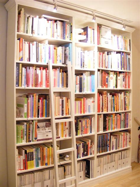 Large Library Ladder Ikea For Your Wall Unit Bookcase Library Bookcases