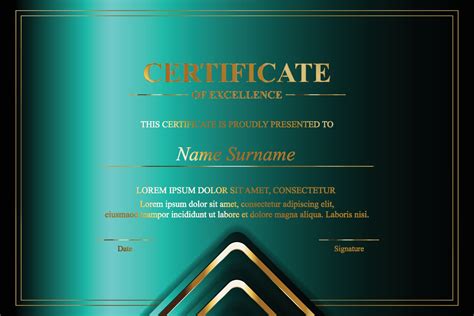 Creative Certificate Of Appreciation Award Template 5720348 Vector Art