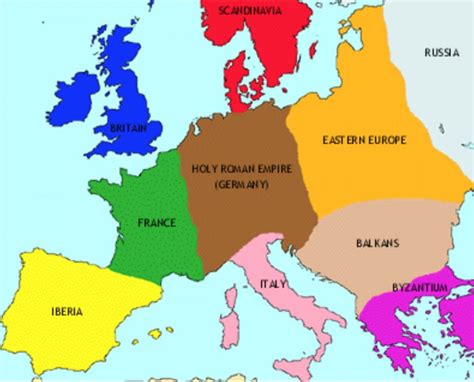 Map Of Europe Middle Ages 88 World Maps