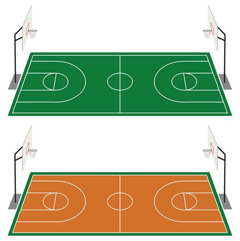 Free Basketball Court Svg 317 Dxf Include