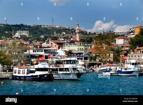Istanbul Bosphorus Coastline From Yenikoy Tarabya Kirecburnu Byudere