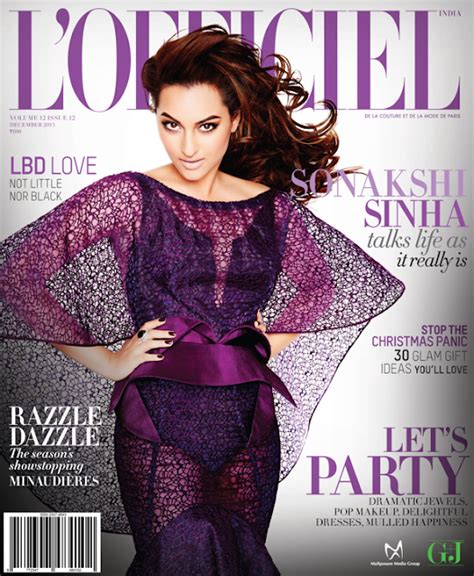 Sonakshi Sinha In Purple Dress On Lofficiel Magazine Cover Electrihot