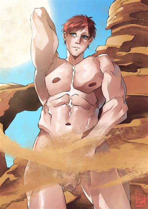 Rule 34 Desert Gaara Male Male Only Muscles Muscular Muscular Male