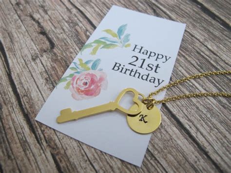 21st birthday gifts for her jewellery. 21st Birthday Gift - 21st Birthday Gift Idea For Her - Key ...