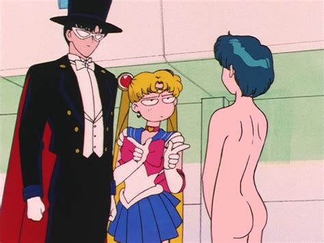 Rule Ami Mizuno Awkward Bishoujo Senshi Sailor Moon Blue Hair Mamoru Chiba Nude Nude Filter