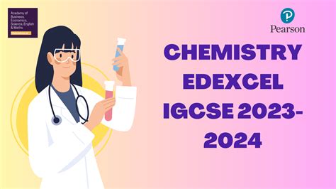 Chemistry EDEXCEL IGCSE 2023 2024 The Academy