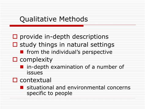 PPT Qualitative Research Methods PowerPoint Presentation Free