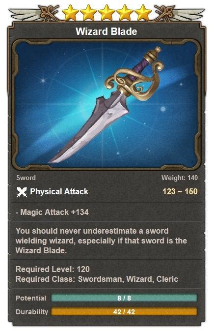 Wizard Blade Treeofsavior