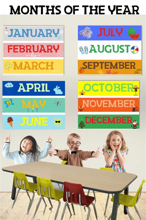 Months Of The Year Flashcards English Teaching Resour