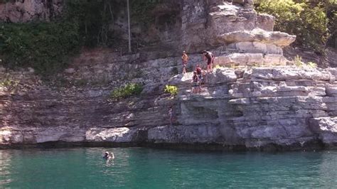 Cliff Jumping Picture Of Bull Shoals Lake Resort Midway Tripadvisor