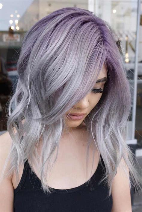 33 Light Purple Hair Color Ideas Sexy Silver Purple Hair Picture2 See